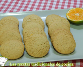 Receta fácil de galletas crujientes de mandarina