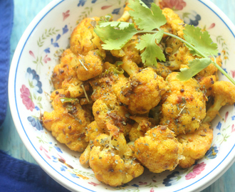 Achari Gobi: Cauliflower With Pickle Spices: Side Dish