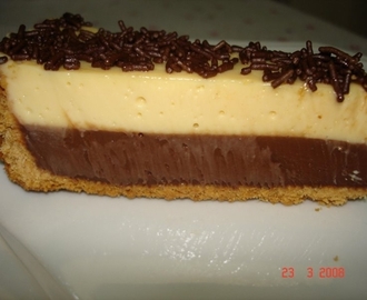 Torta Mousse de Limão com Chocolate