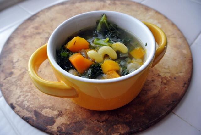 Tuscan Kale and Squash Minestrone