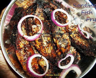 Sardine Fish Fry Recipe / White sardine(oil sardine) / Mathi / Chaala /Kavalai