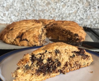 Peanut Butter and Chocolate Scones