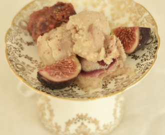 Fig and Almond Ice Cream (Dairy and Sugar Free)