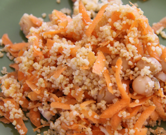 Recept: Couscous met kikkererwten en wortel