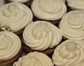 Raparperimuffinssit - Rhubarb muffins/ cupcakes