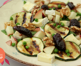 FOODBLOGSWAP: Gegrilde courgette en brie salade