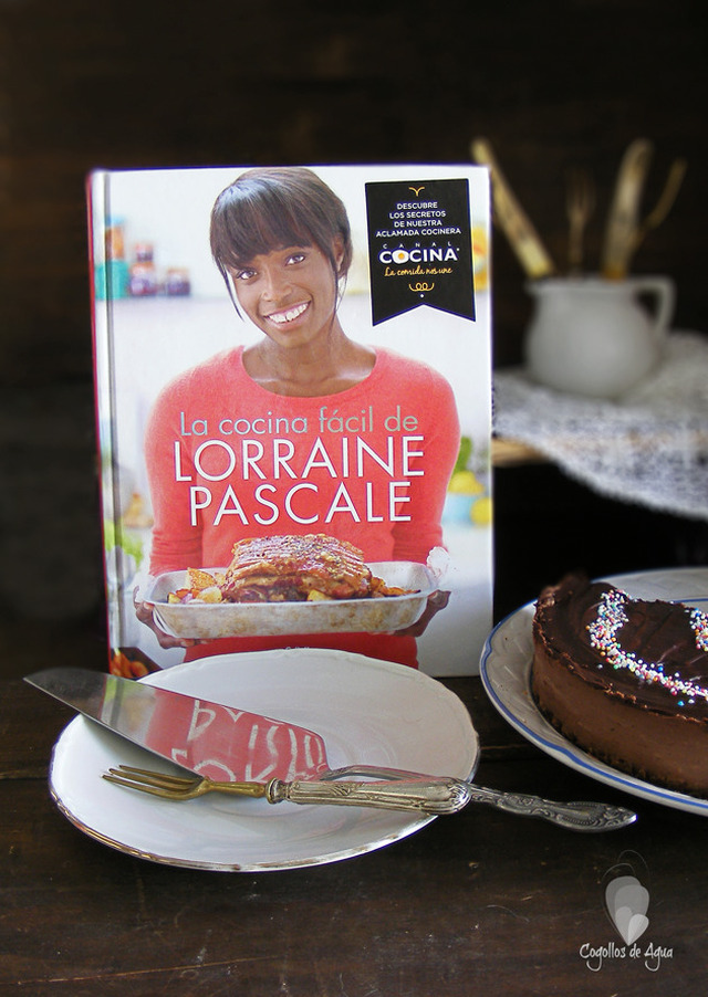 TARTA DE CHOCOLATE Y QUESO SIN HORNO {Mis libros: La Cocina Fácil de Lorraine Pascale}
