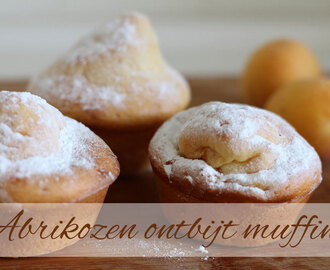 Abrikozen ontbijt muffins