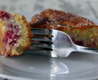 Gluten free raspberry, lemon and almond cake recipe