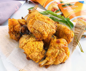 Oven Baked Crispy Curry Chicken 香脆咖喱烤鸡 （免油炸）