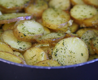 Råstekt potatis