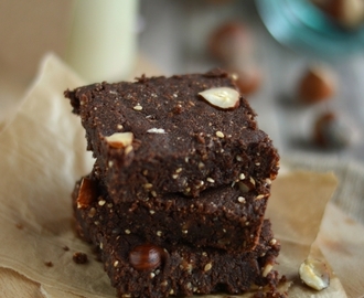 Brownie chocolat/noisettes #vegan