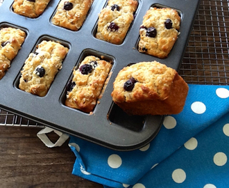Healthy Blueberry and Orange Muffin Bars