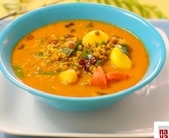 Pachai Payaru Kulambu (Green Moong Dal Curry) Recipe