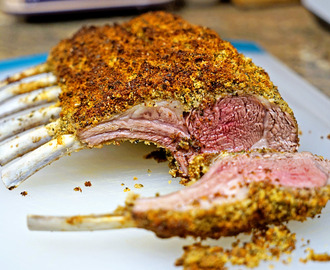 Herb Crusted Roasted Rack of Lamb