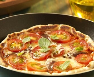 Receita Pizza de Frigideira Light Deliciosa e Saudável