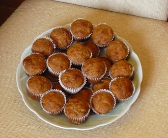 Teljes kiőrlésű sárgarépás muffin