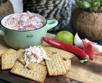 recept krabsalade maken: romig en pittig - Familie over de kook