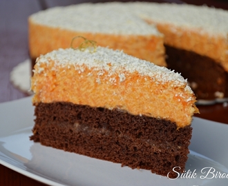 Karamellás-sütőtökös torta / Caramel-pumpkin cake