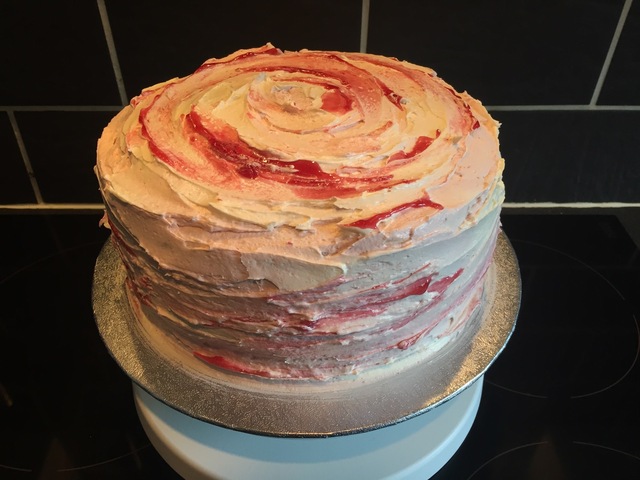 Raspberry Ripple Cake