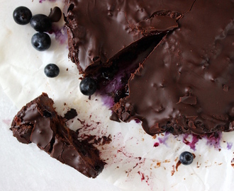 Brownietaart met blauwe bessen | Glutenvrije foodblogswap