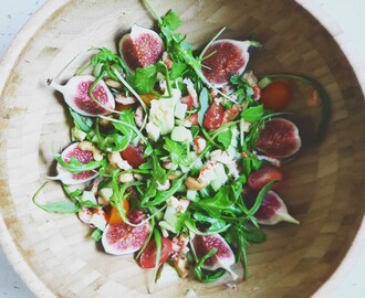 Salade met rivierkreeft en vijgen – lekker recept