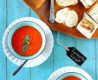 Roasted Tomato And Red Pepper Soup