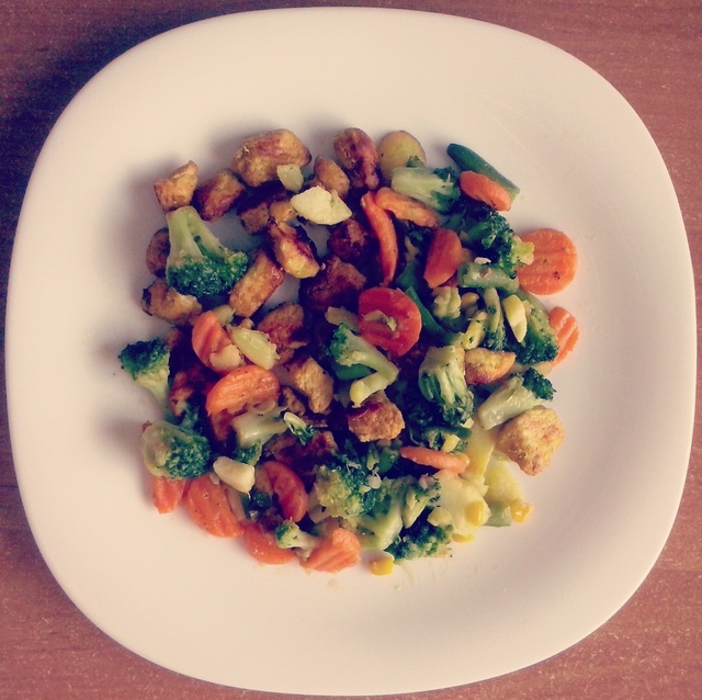 Obiad na szybko - kurczak z warzywami