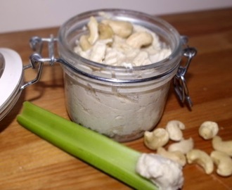"Färskost" på cashewnötter (mjölkfritt)