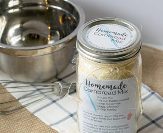 Homemade Cornbread Mix – With Printable Labels