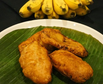 Crispy banana fritters (Chuoi chien)