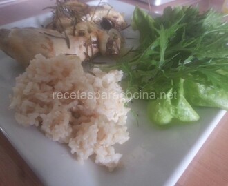 Pollo con romero, arroz integral y ensalada – dieta clean – día uno