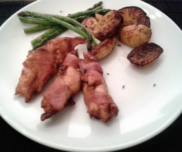 Sweet and Spicy Bacon-wrapped Chicken - Recipe
