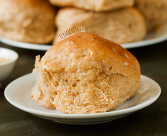 Soft and Fluffy Dinner Rolls (100% whole wheat)