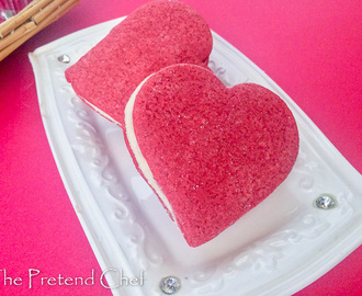 Colourful and delightful Valentine sugar cookies