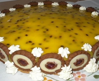 Receita de Torta Holandesa de Maracujá