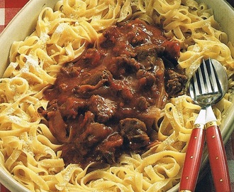 Dagens recept: Ostspaghetti med köttragu