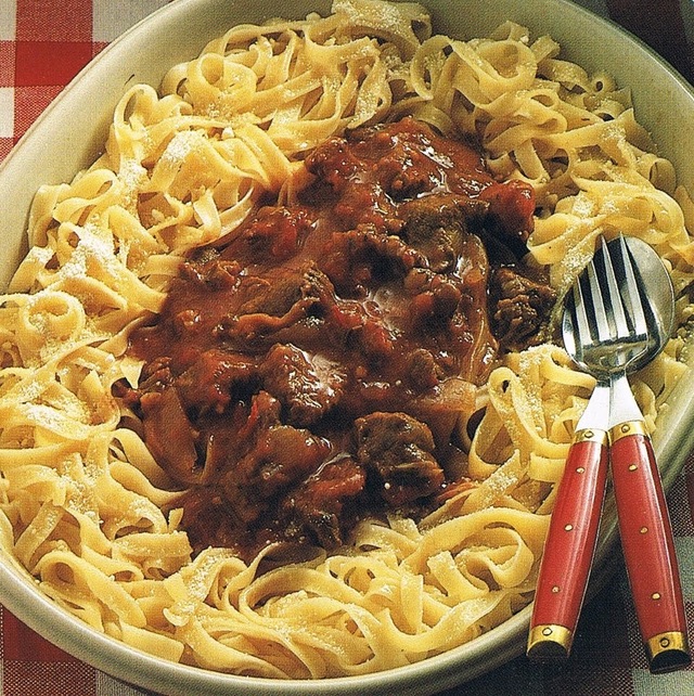 Dagens recept: Ostspaghetti med köttragu