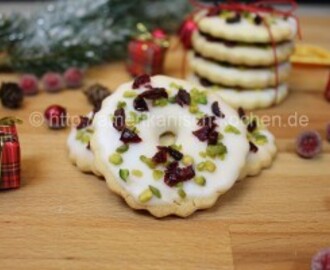 Cranberry Cookies mit Pistazien