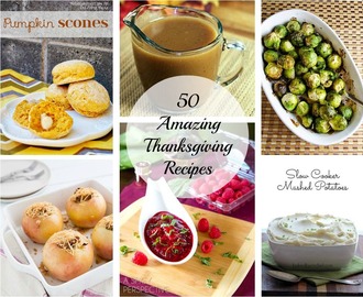 50 Amazing Thanksgiving Food Ideas