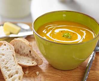 Roast Butternut Squash, Sage and Goat’s Cheese Soup