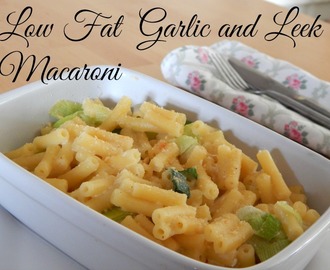 Low Fat Garlic and Leek Macaroni