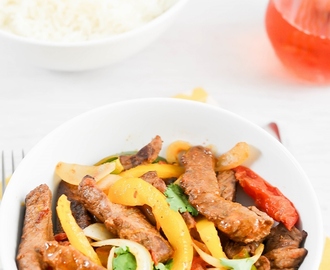 Stir-Fry Steak with Peppers