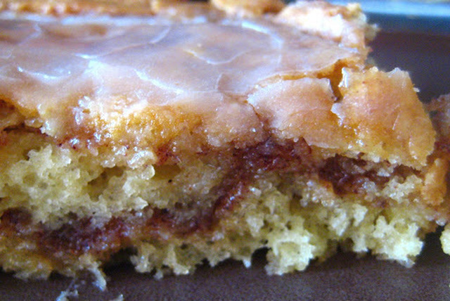 Honey Bun Cake- warm, brown sugar, and cinnamon flavor. . . perfect for breakfast on Christmas morning or anytime!