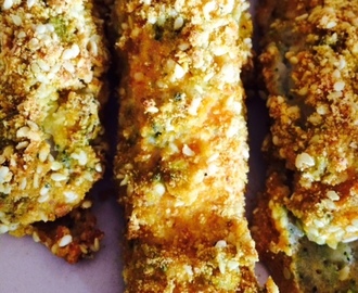 Broccoli fish fingers: get that veg in.