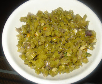 Kothoranga Poriyal (Cluster beans poriyal)