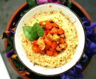 Potrawka z kurczaka i marchewki na styl arabski