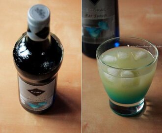Bezalkoholowy drink z blue curacao