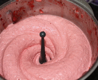 Sorbet aux fraises. (thermomix)