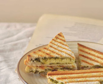 Grilled Paneer Sandwich / Simple Cottage Cheese Sandwich